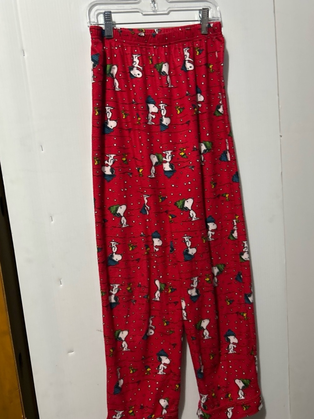 Peanuts Red Snoopy & Woodstock Holiday Pajama Bottoms